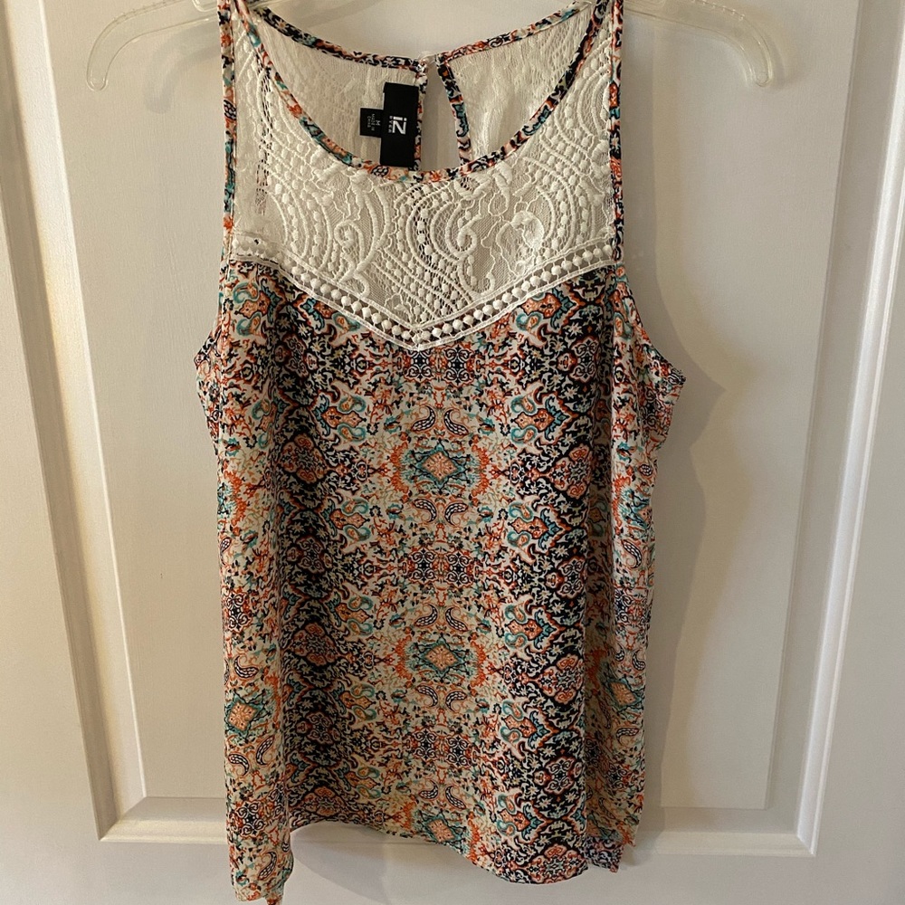 Patterned tank top
